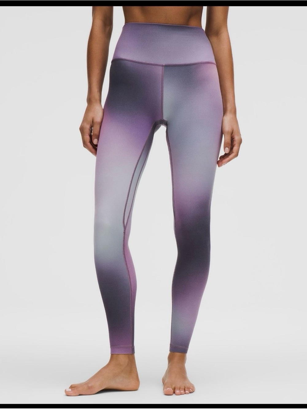 Lululemon Align 25” Sz 2 Aurora Haze Purple Multi Leggings NWT